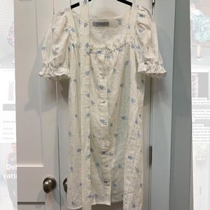 SLEEPER Linen Dress Sz M